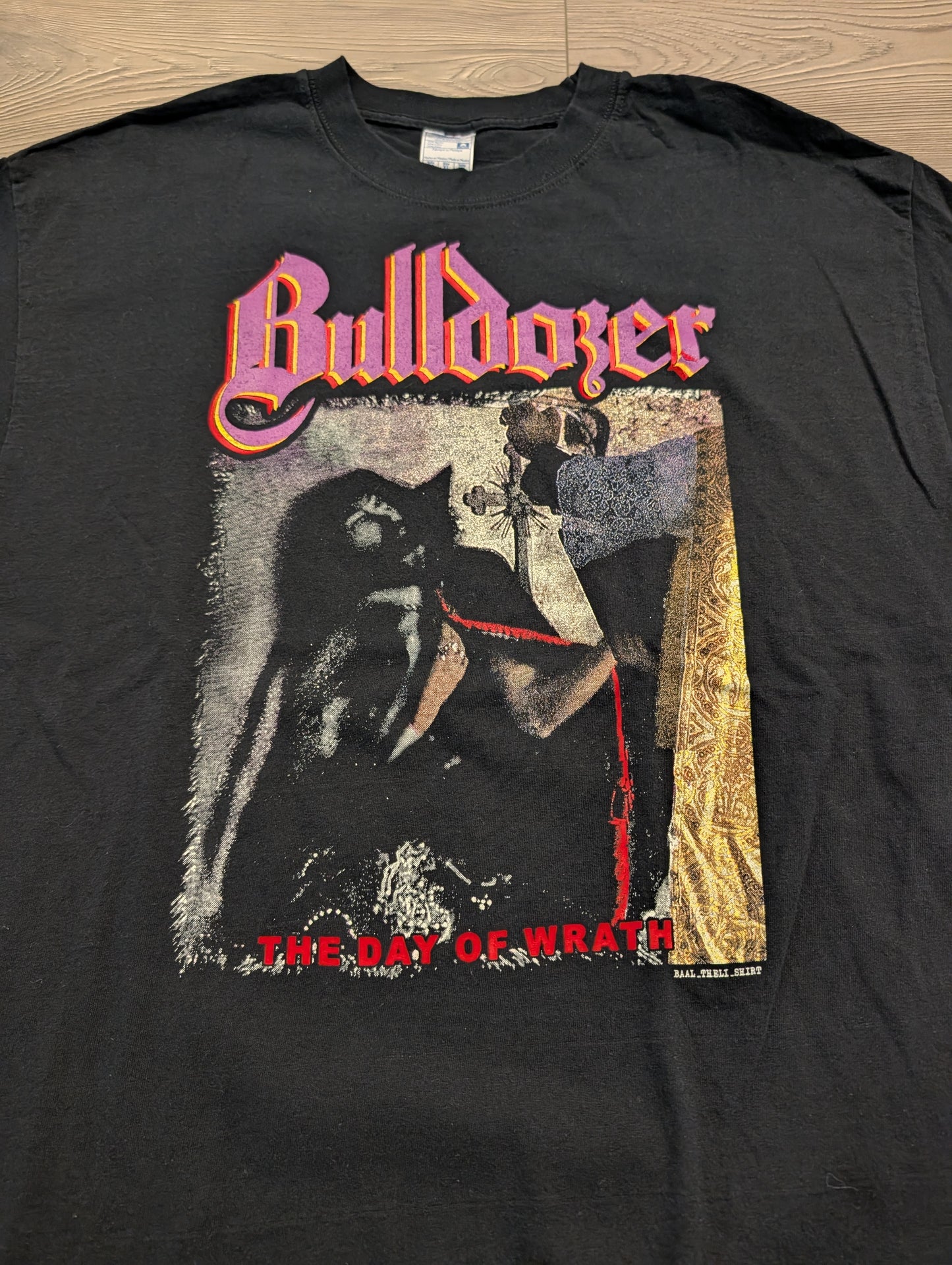Y2K Bulldozer The Day of Wrath T Shirt