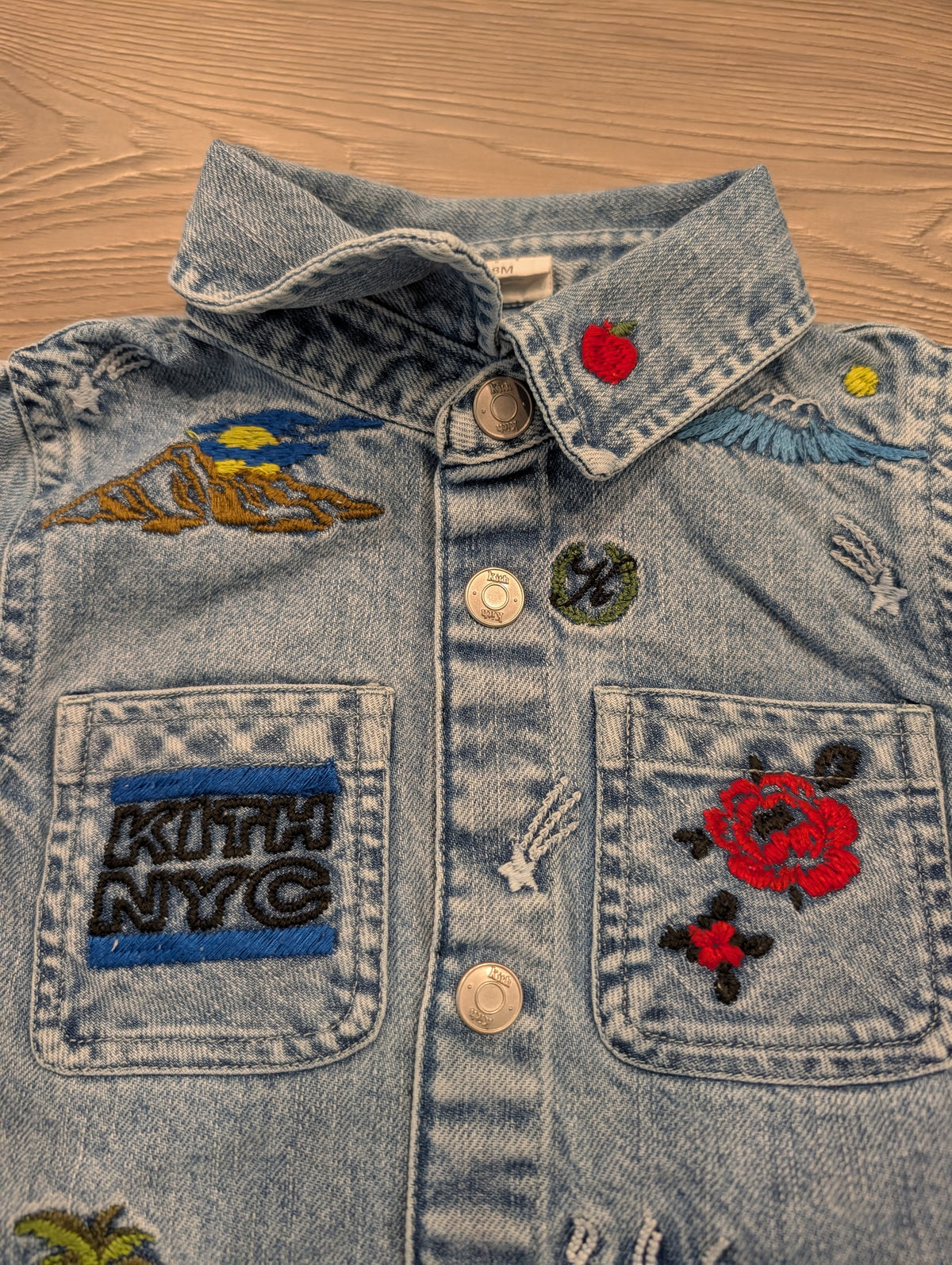 Youth Kith AOP Embroidered Art Denim Jacket