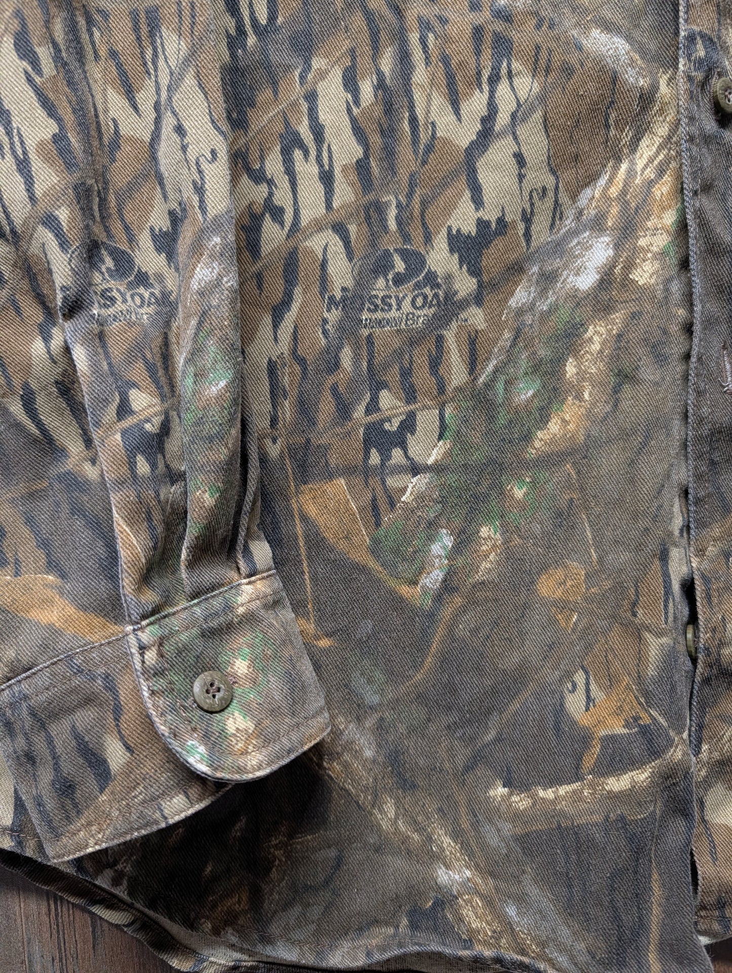 Y2K Shadow Branch Camo Hunting Shirt