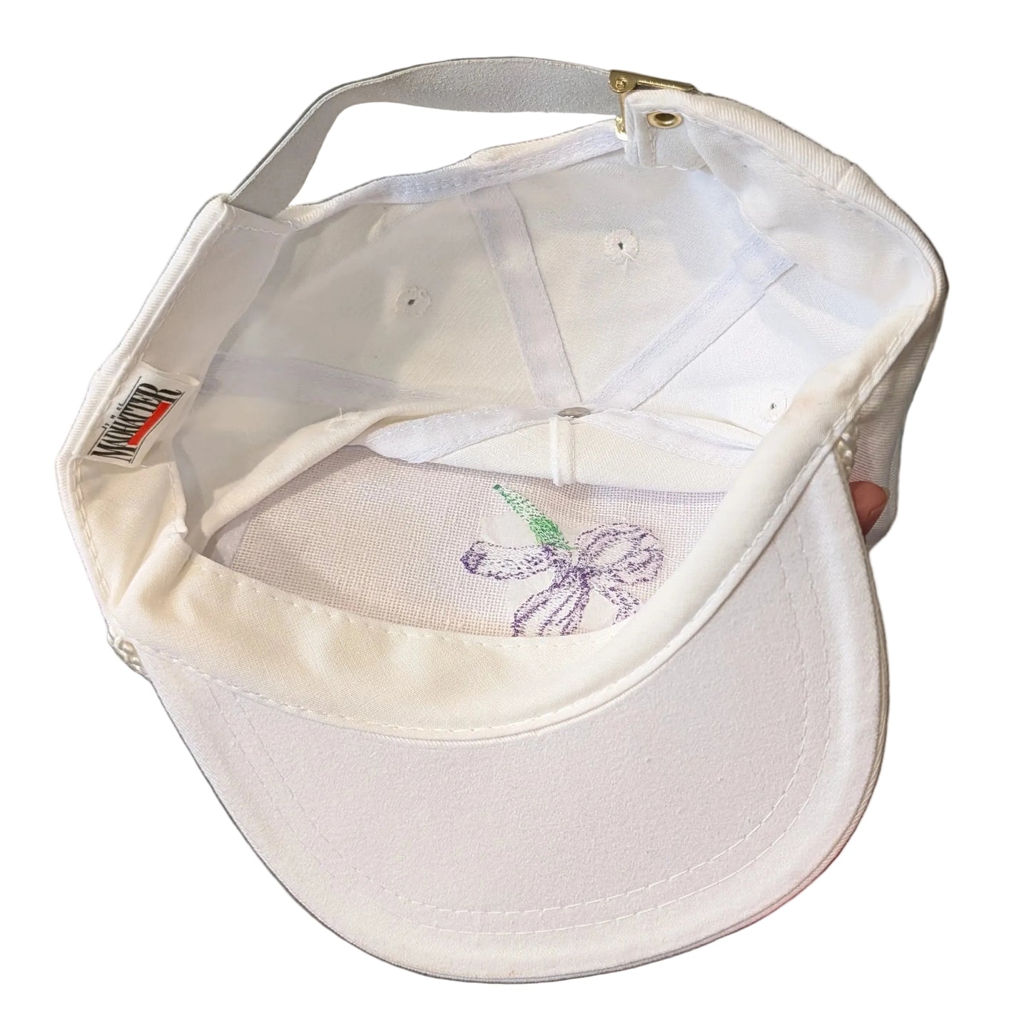 90's Purple Iris Corded Strapback Hat
