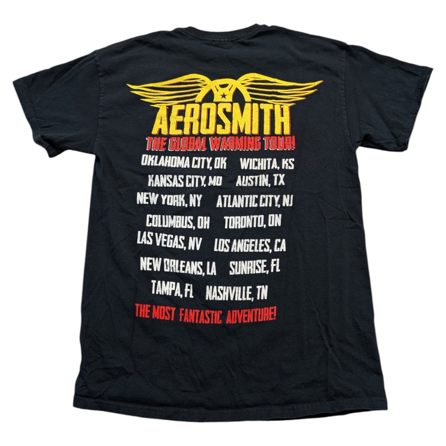 2012-2014 Aerosmith The Global Warming Tour T shirt