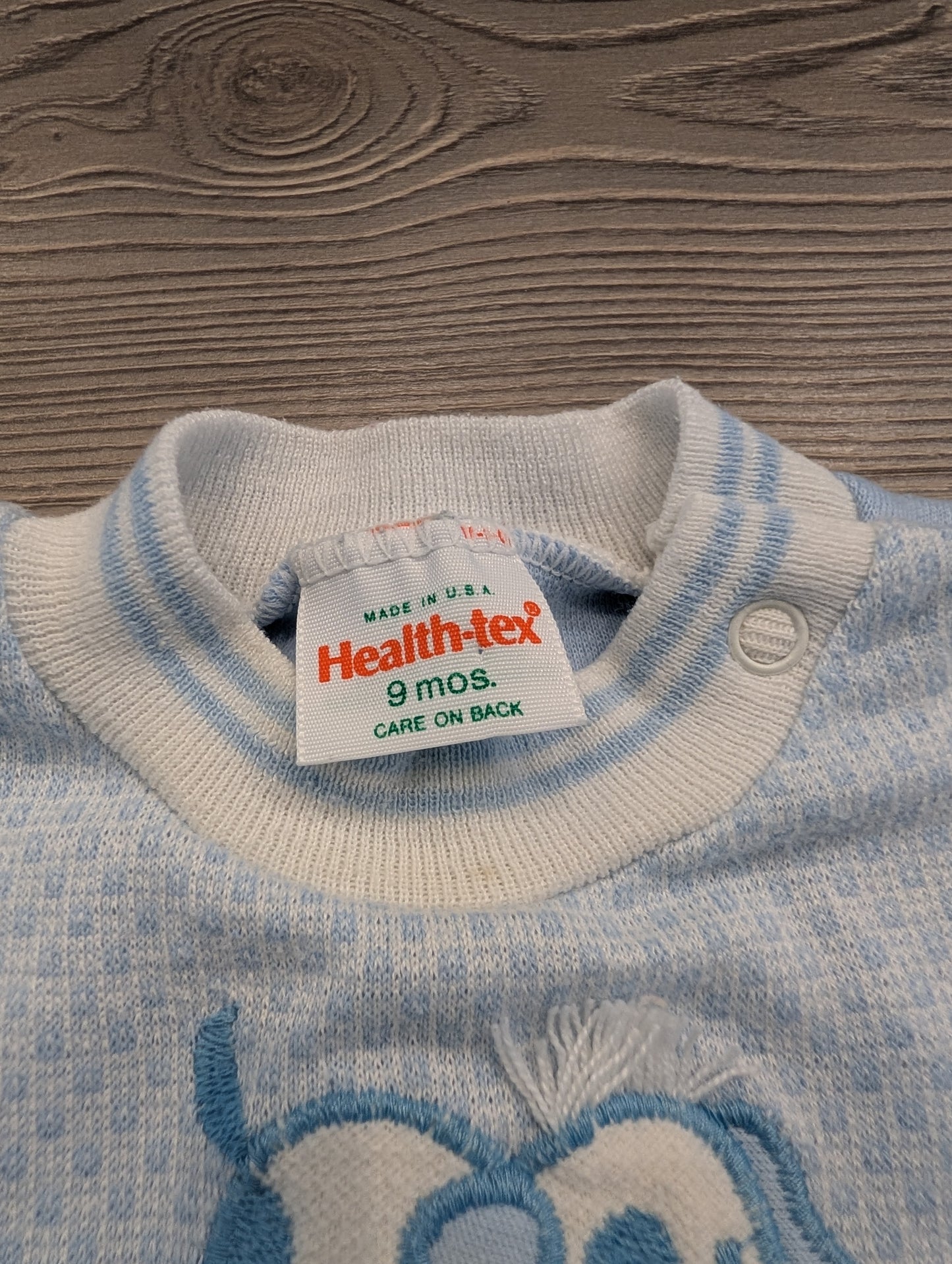80's Youth Blue puppy Romper