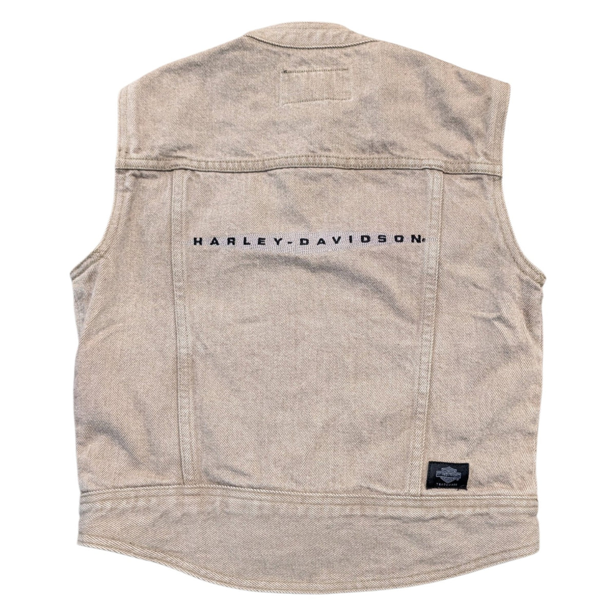 90s Harley-Davidson Denim Motorcycle Vest