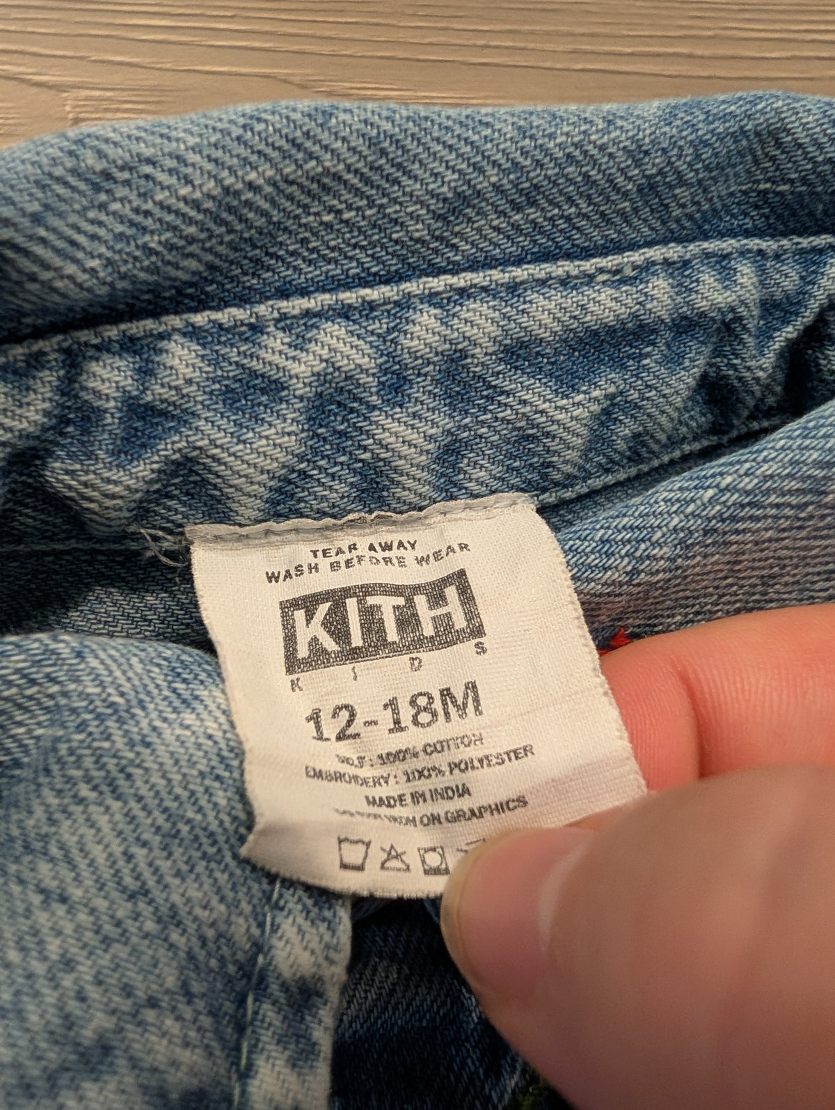 Youth Kith AOP Embroidered Art Denim Jacket