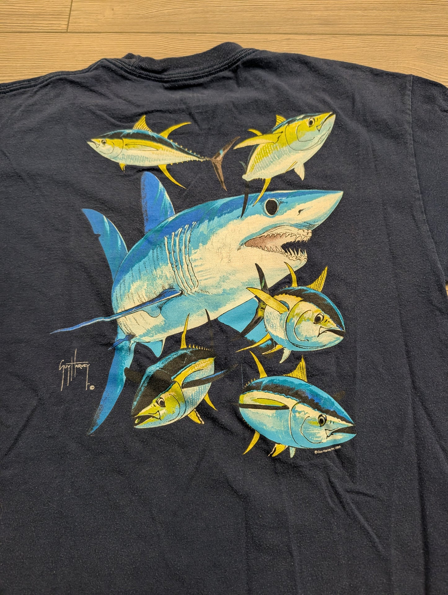 2004 Youth Guy Harvey Original Shark T Shirt