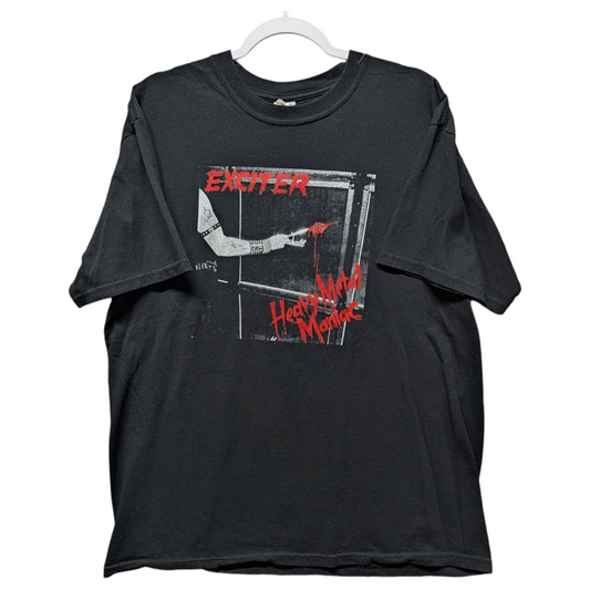 Mid 2000's Exciter Heavy Metal Maniac Band T Shirt
