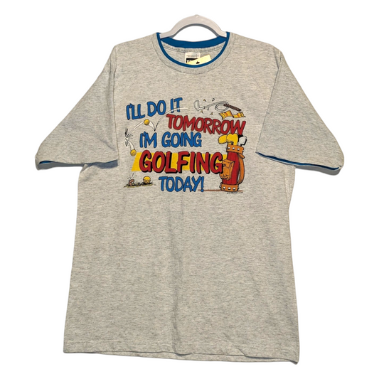 1991 I'll Do It Tomorrow Im Going Golfing Today t shirt