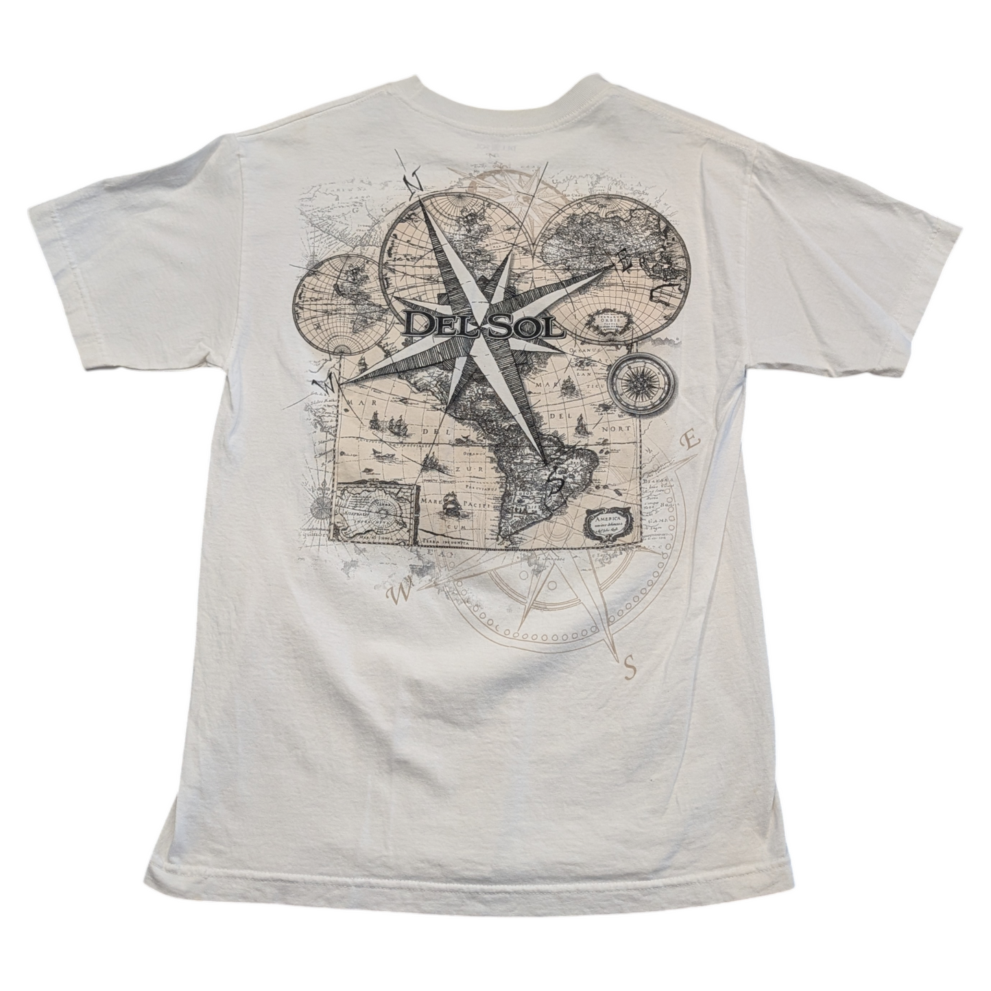 90s/Y2K Del Sol Color Change St. Thomas Map T shirt