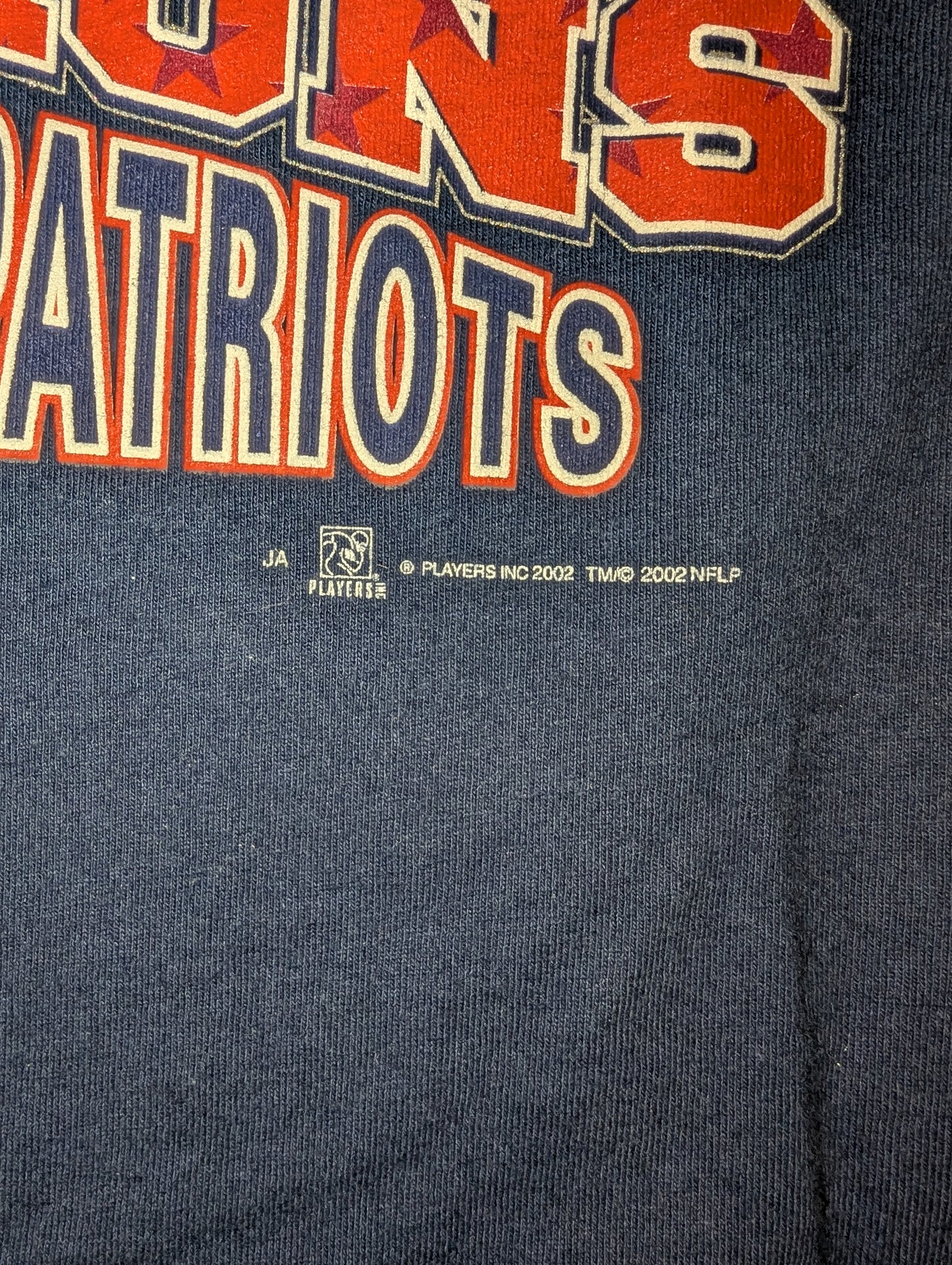 2002 Patriots Most Valuable Team t shirt