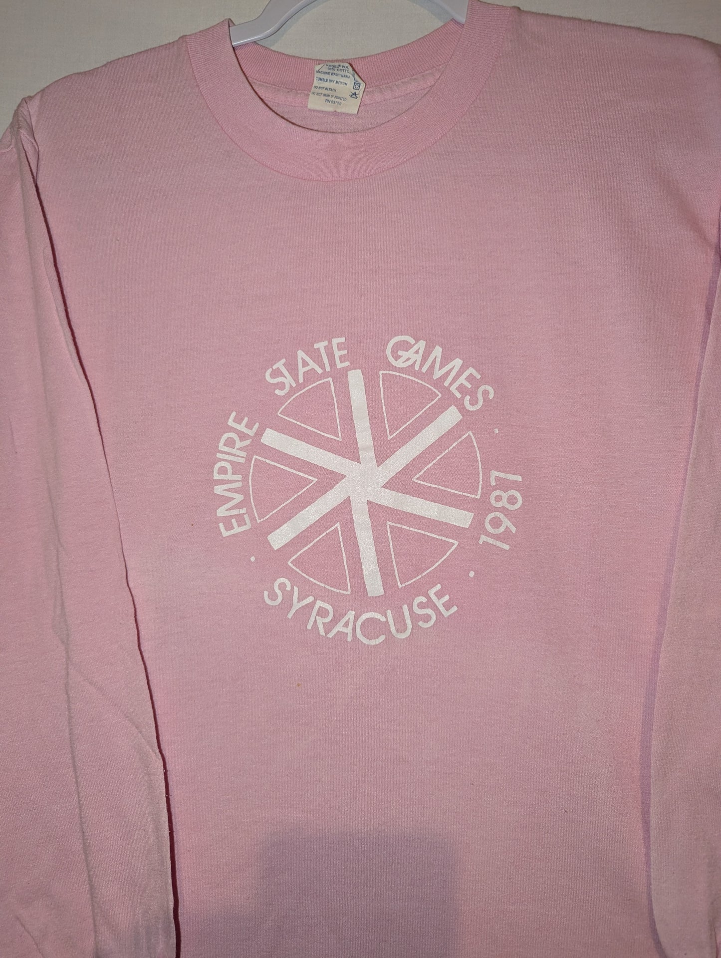 1987 Empire State Games Syracuse NY long sleeve t shirt