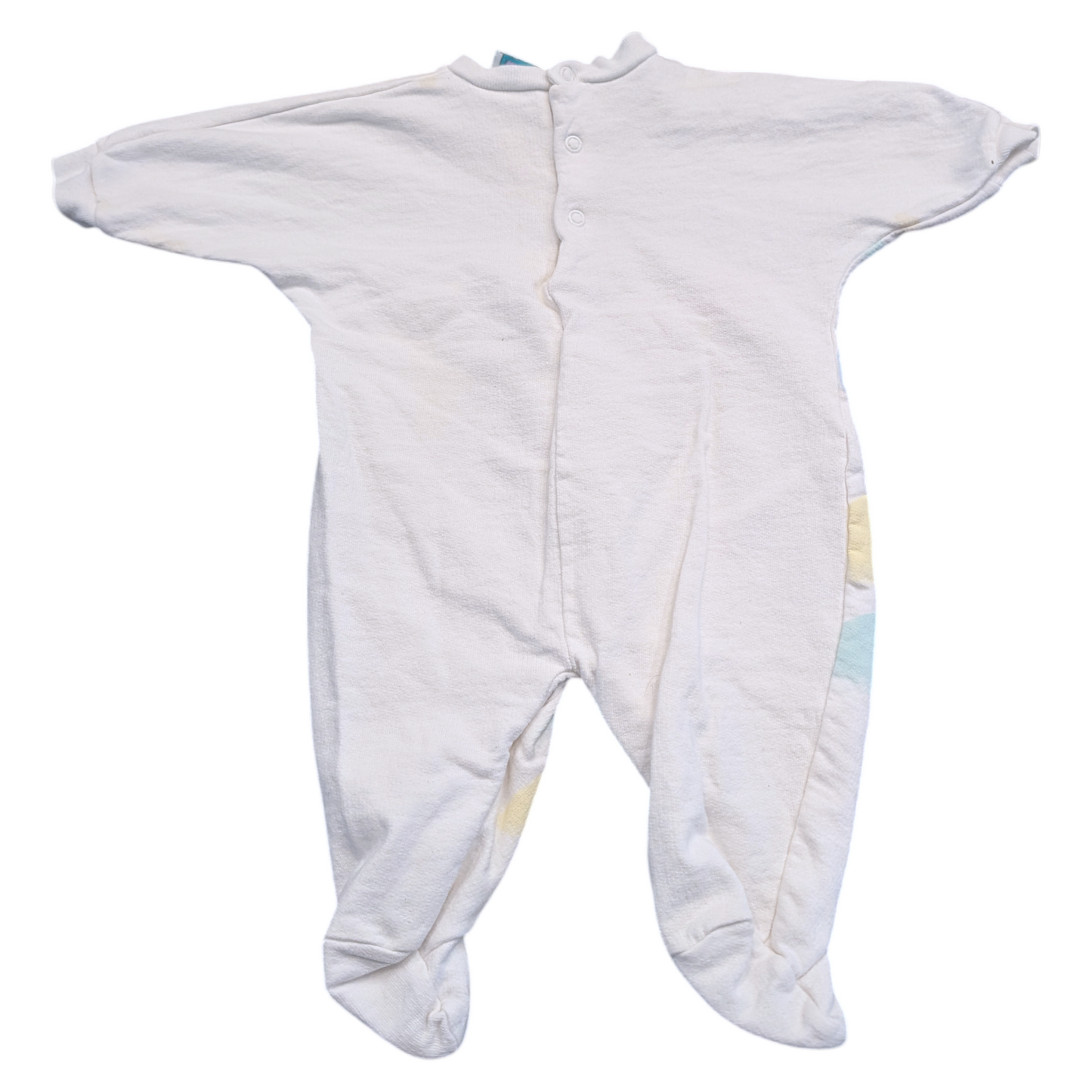 1980's Youth Pastel Cloud and Bear Romper