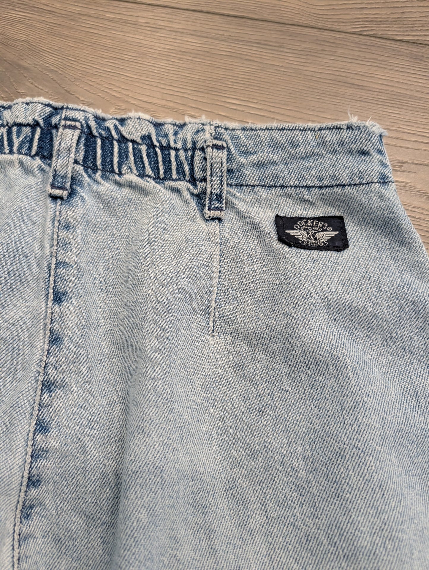 80s/90s Women's Stone Washed Dockers High Waisted Jeans