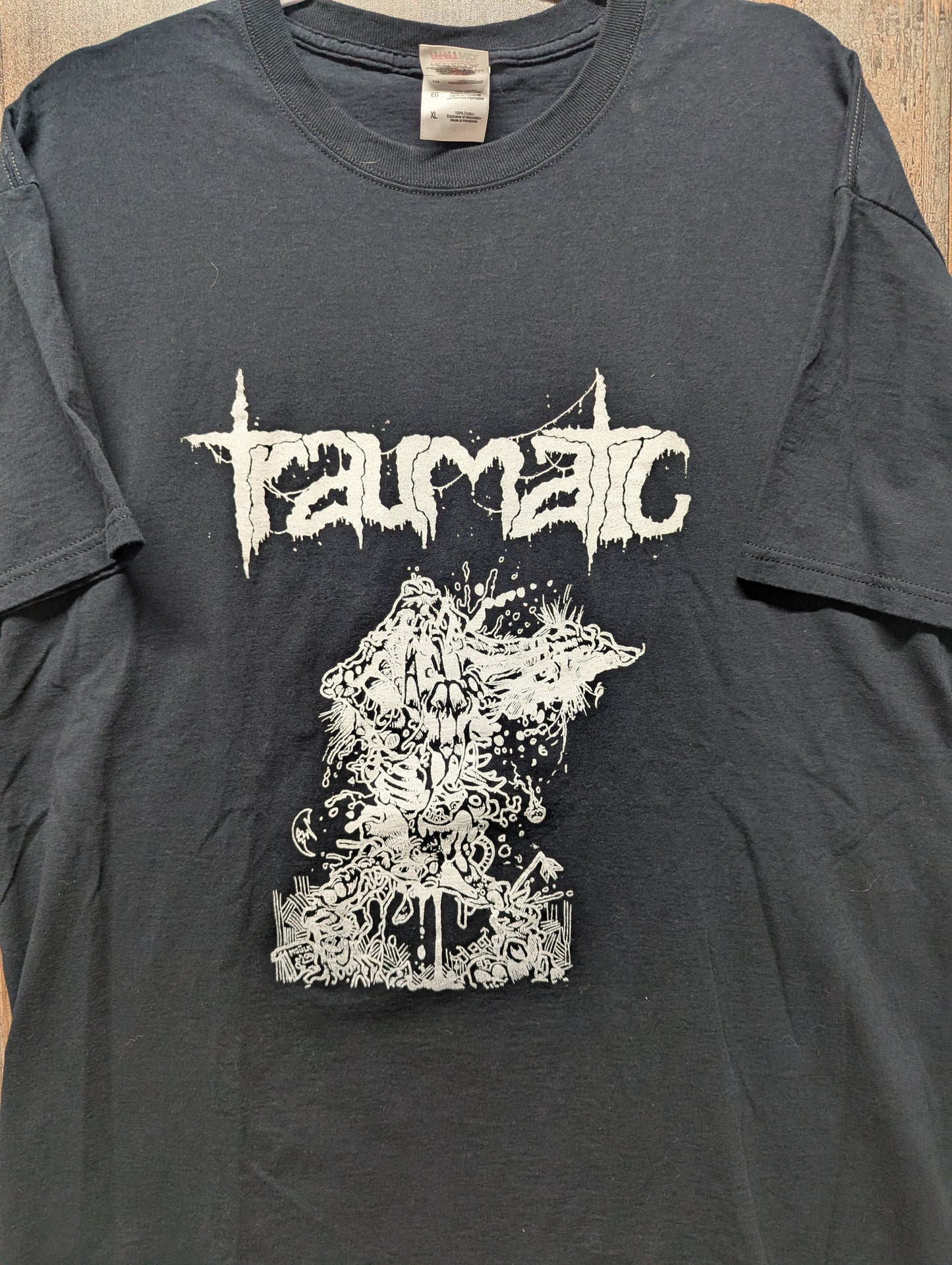 Mid 2000's Traumatic Metal T shirt