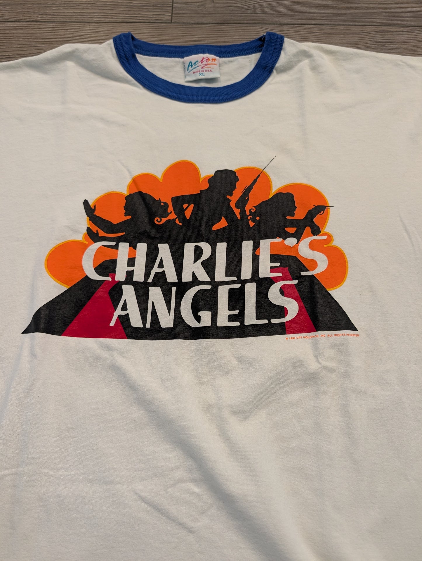 1994 Charlie's Angels Ringer Short Sleeve T Shirt