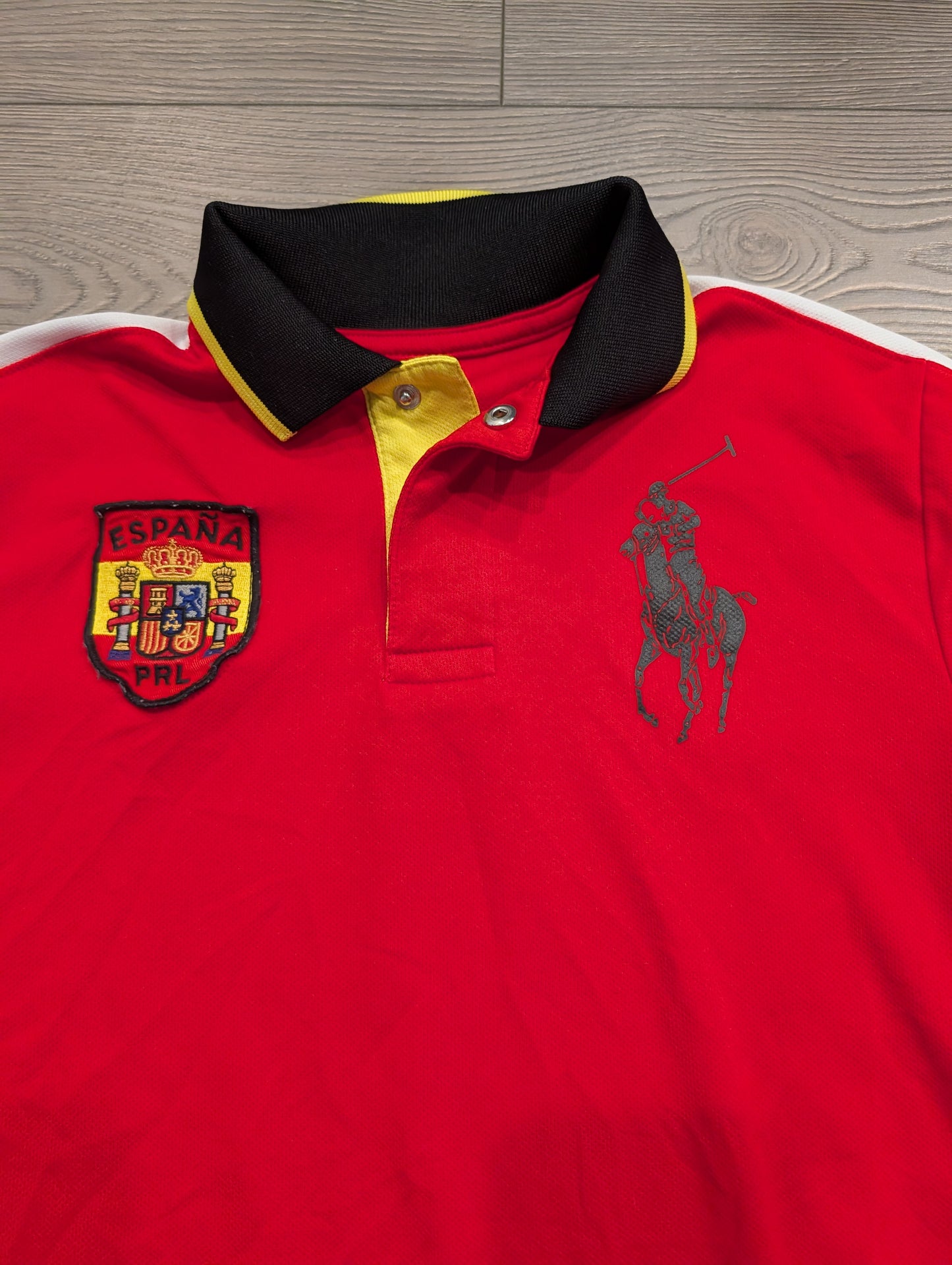 Y2K Youth Polo Ralph Lauren Espana Athletic Polo Shirt