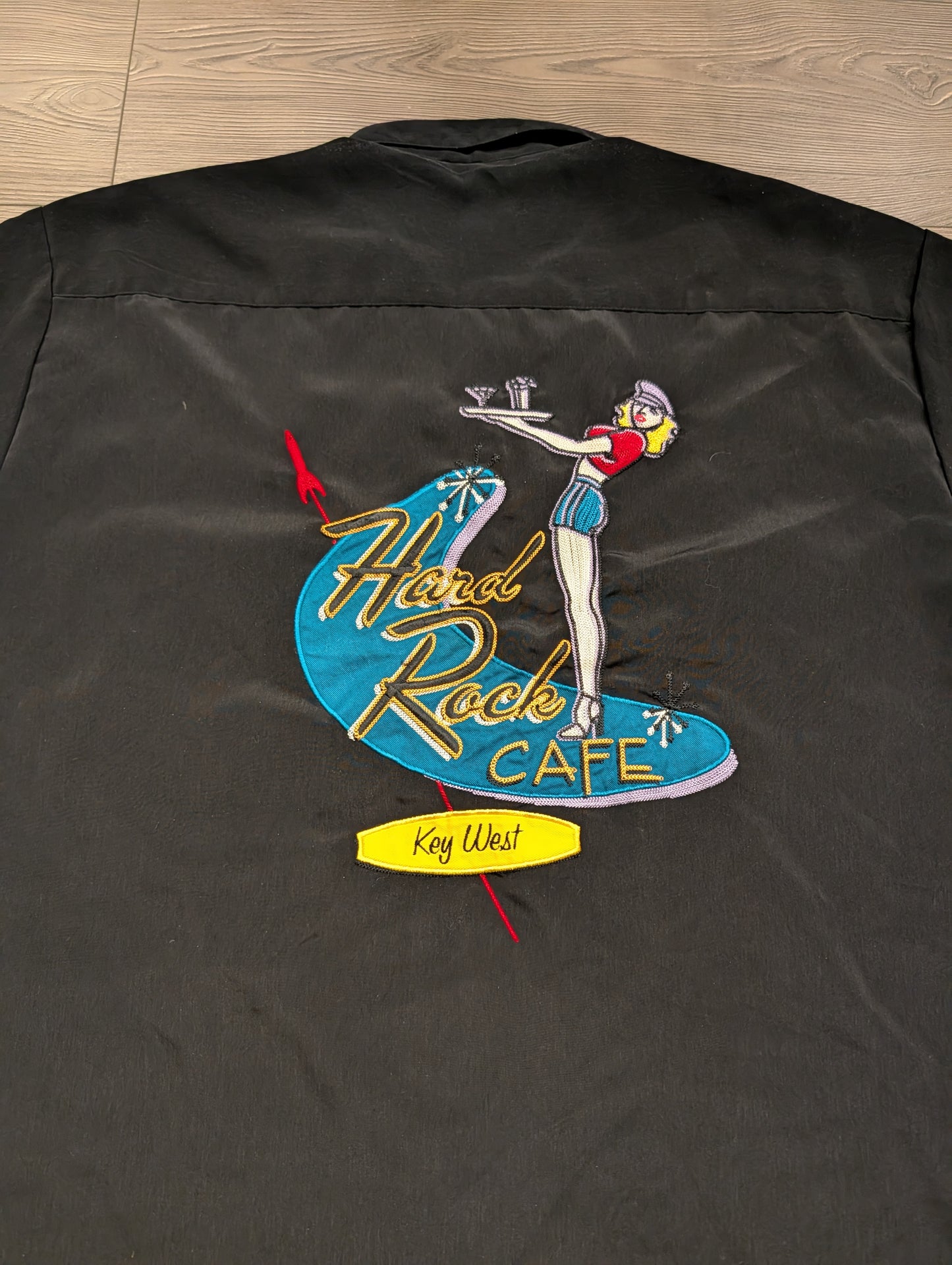 Y2K Hard Rock Cafe Key West Bowling Shirt