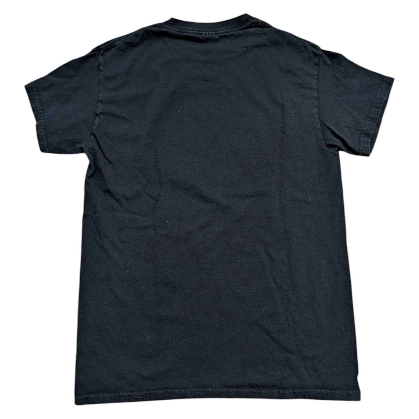 See Through Faded Band Short Sleeve T Shirt