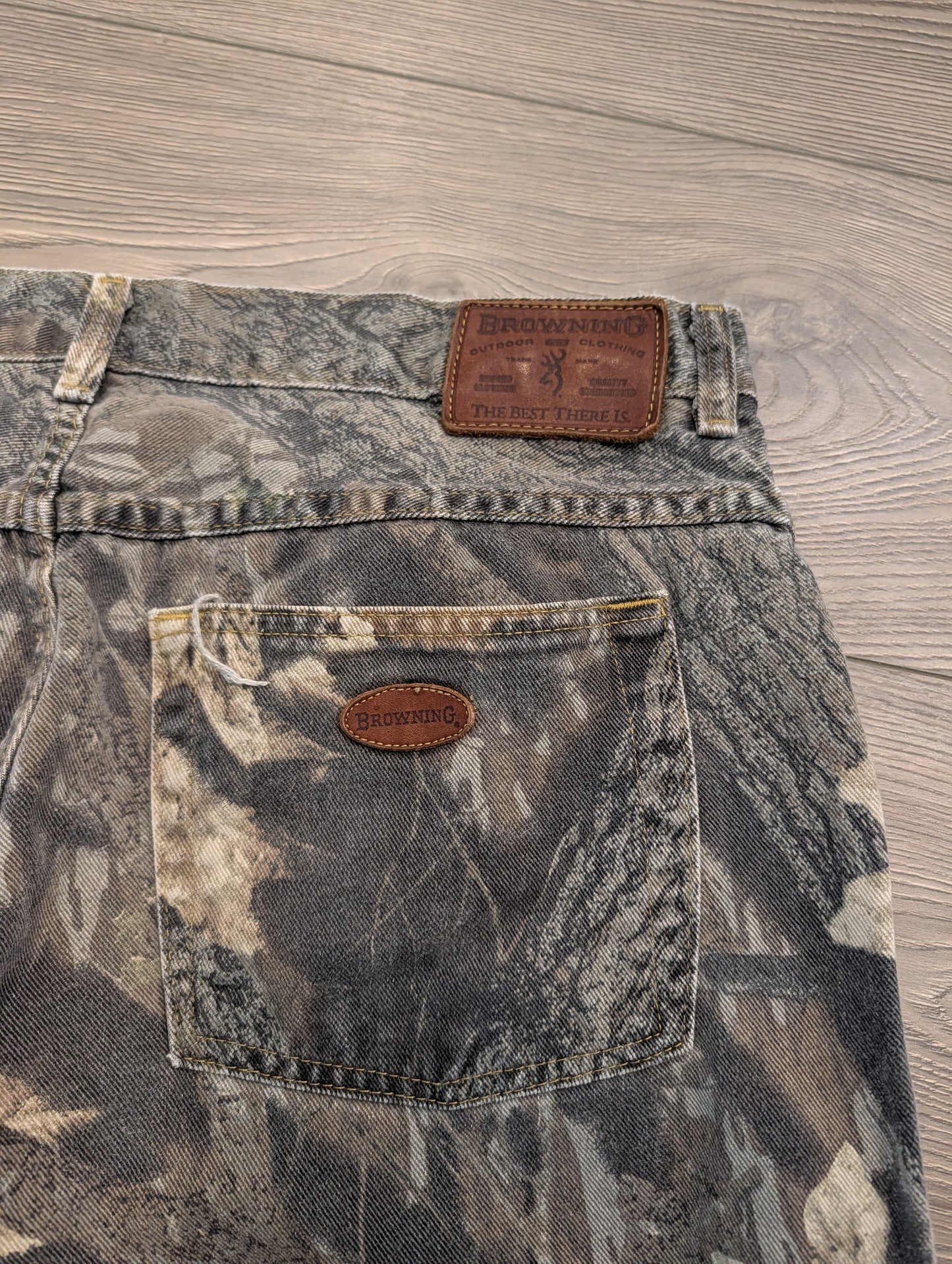 Y2K Browning Camo Denim Pants