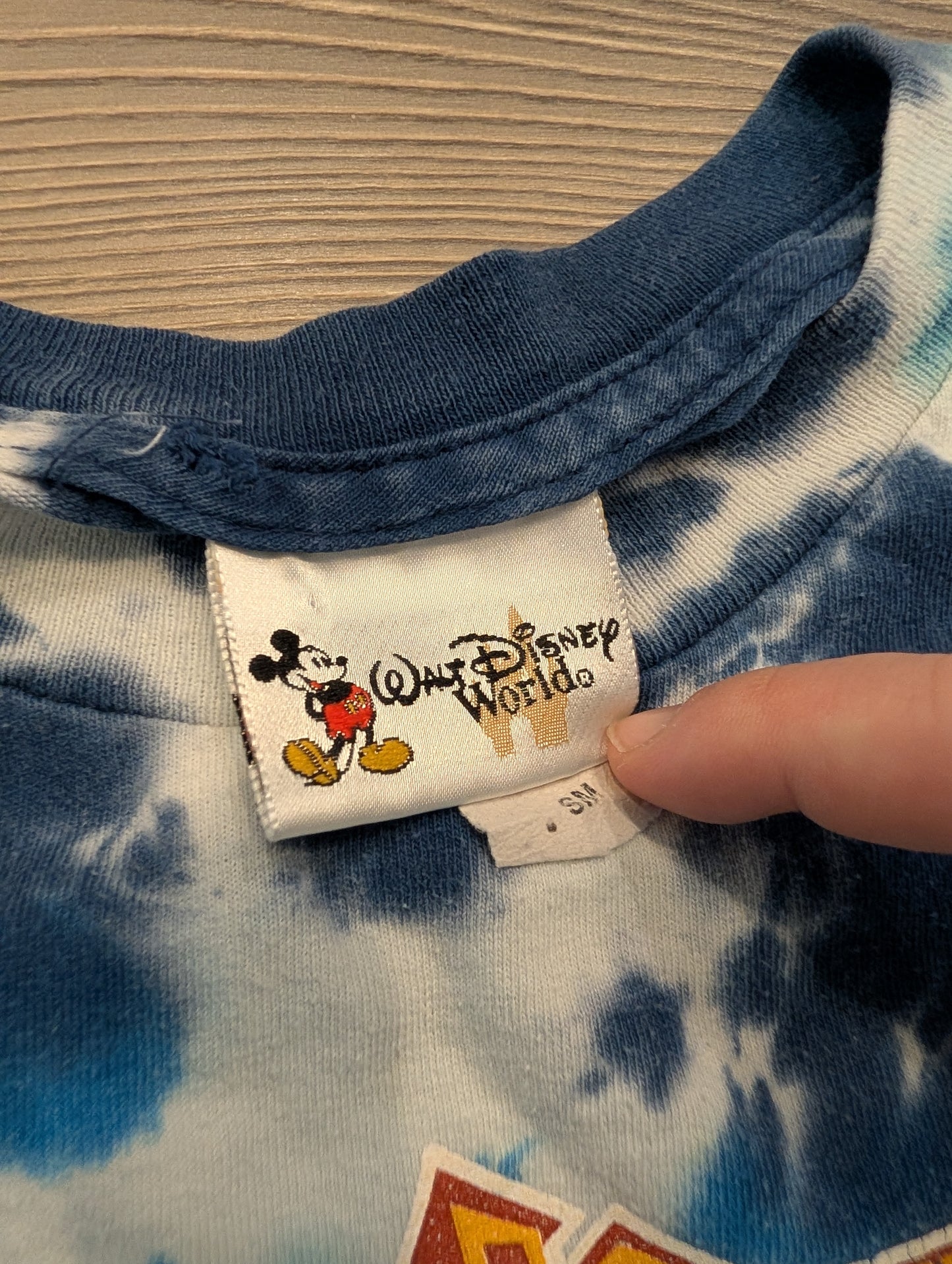 90's Disney's Typhoon Lagoon Crush 'n' Gusher Ride Tie Dy T shirt