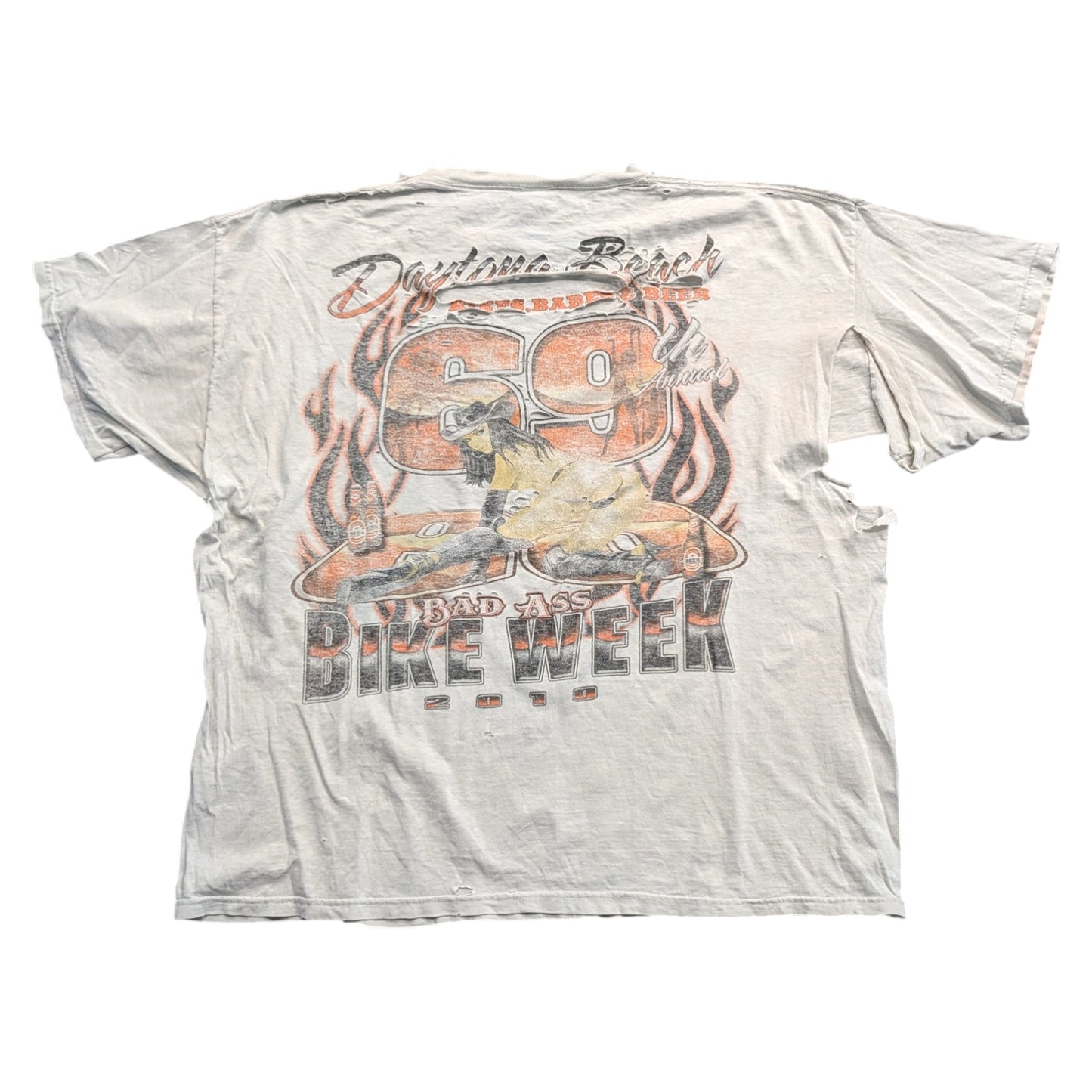 2010 Daytona Beach Badass Bike Week T shirt