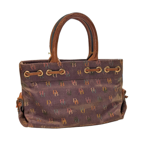 80's/ 90's AOP Dooney & Bourke Tote Handbag