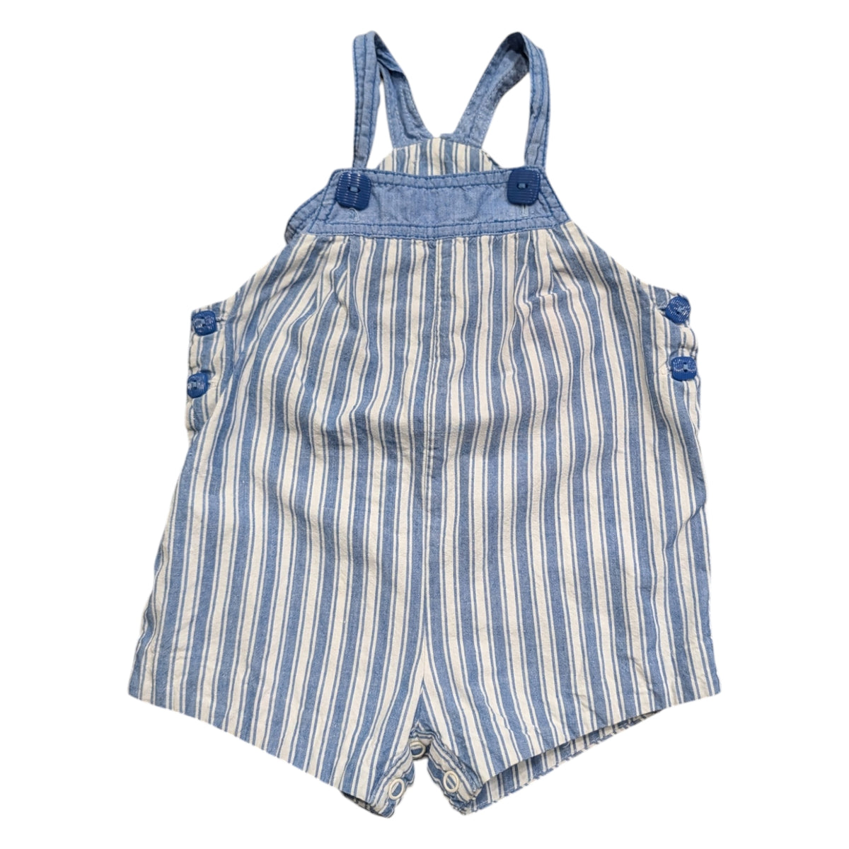 90s Youth Nautical One piece Overall Shorts