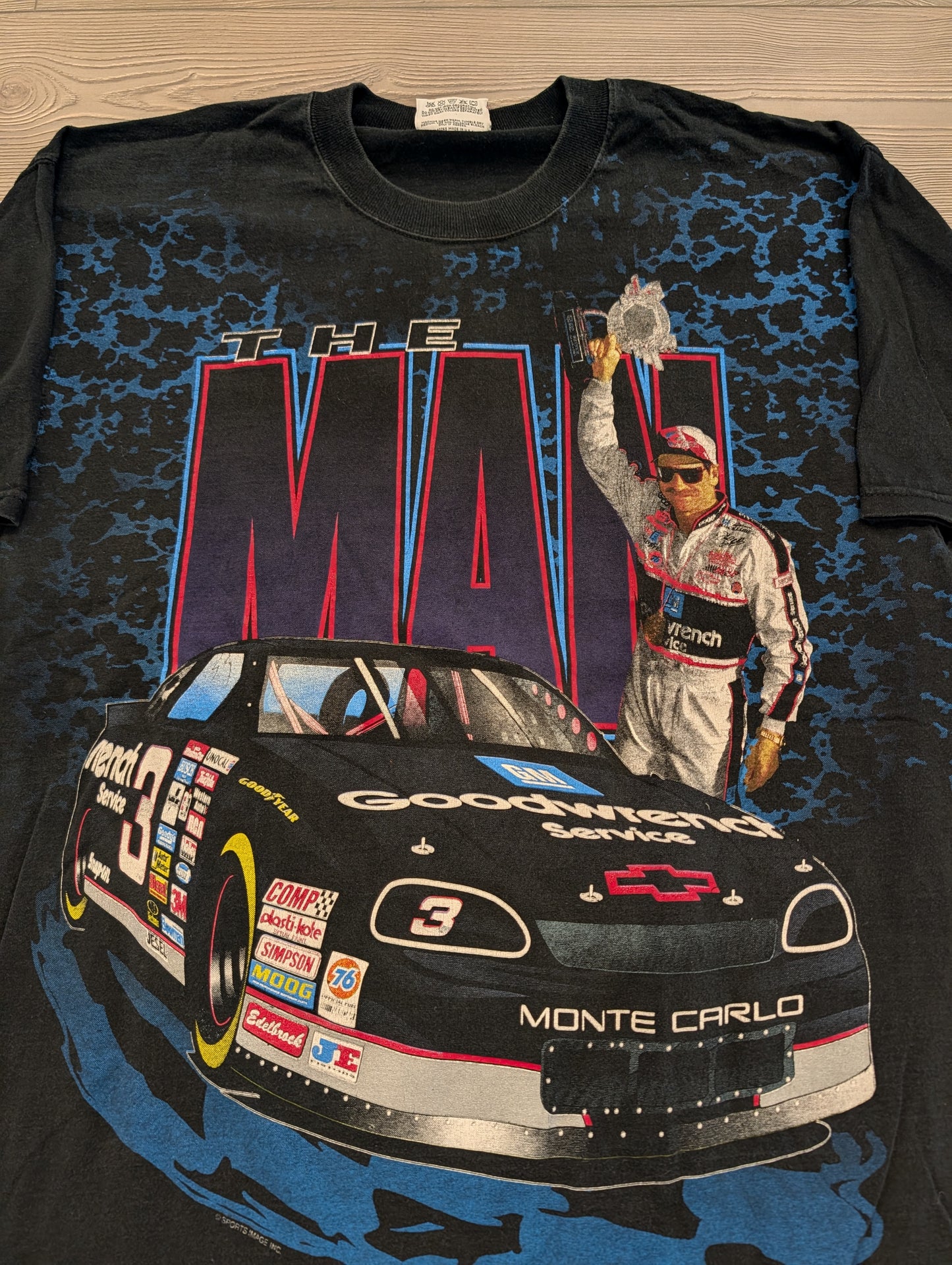 90's AOP The Man Dale Earnhardt Nascar T shirt