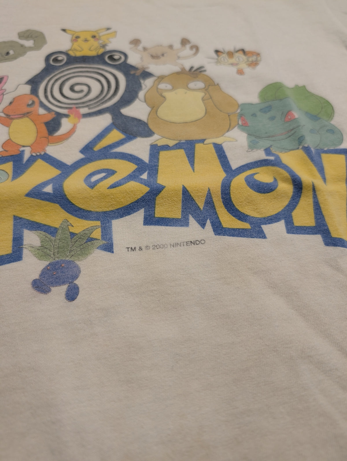 2000 Youth Pokémon Crew of Characters Graphic T-shirt