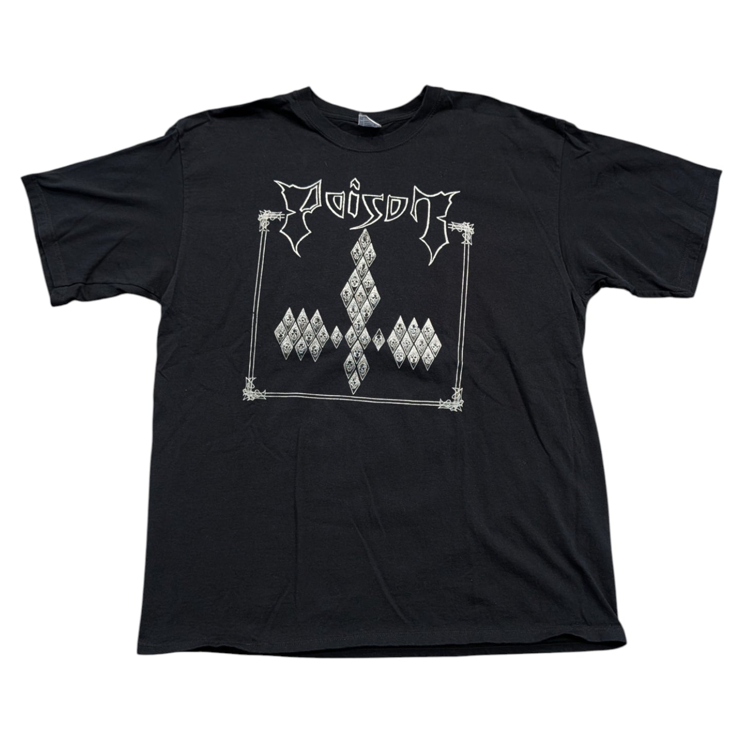 Mid 2000s Poison Into The Abyss Metal Band T shirt