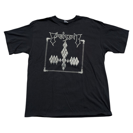 Mid 2000s Poison Into The Abyss Metal Band T shirt