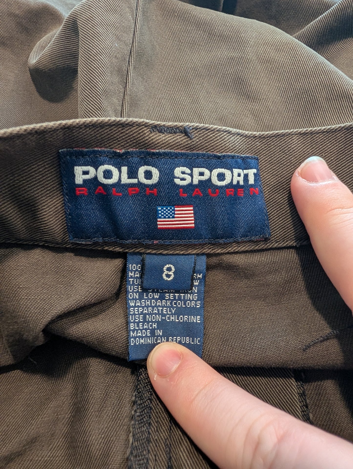 90's Womens Polo Sport High Waisted Dress Shorts