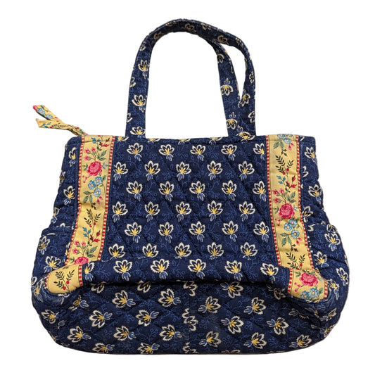 2002 Vera Bradley Retired Maison Blue Mini Tote Bag