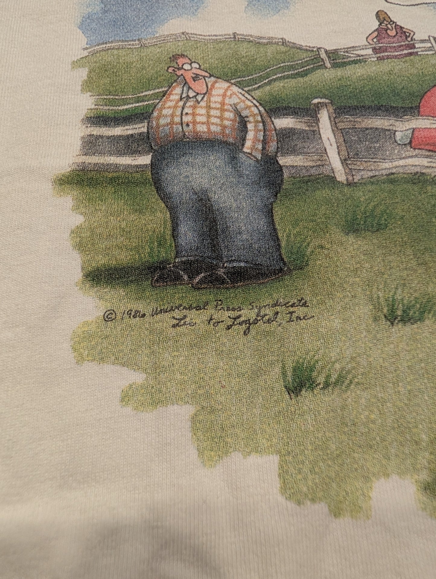 1986 The Far Side Yakity Yak Yak T shirt