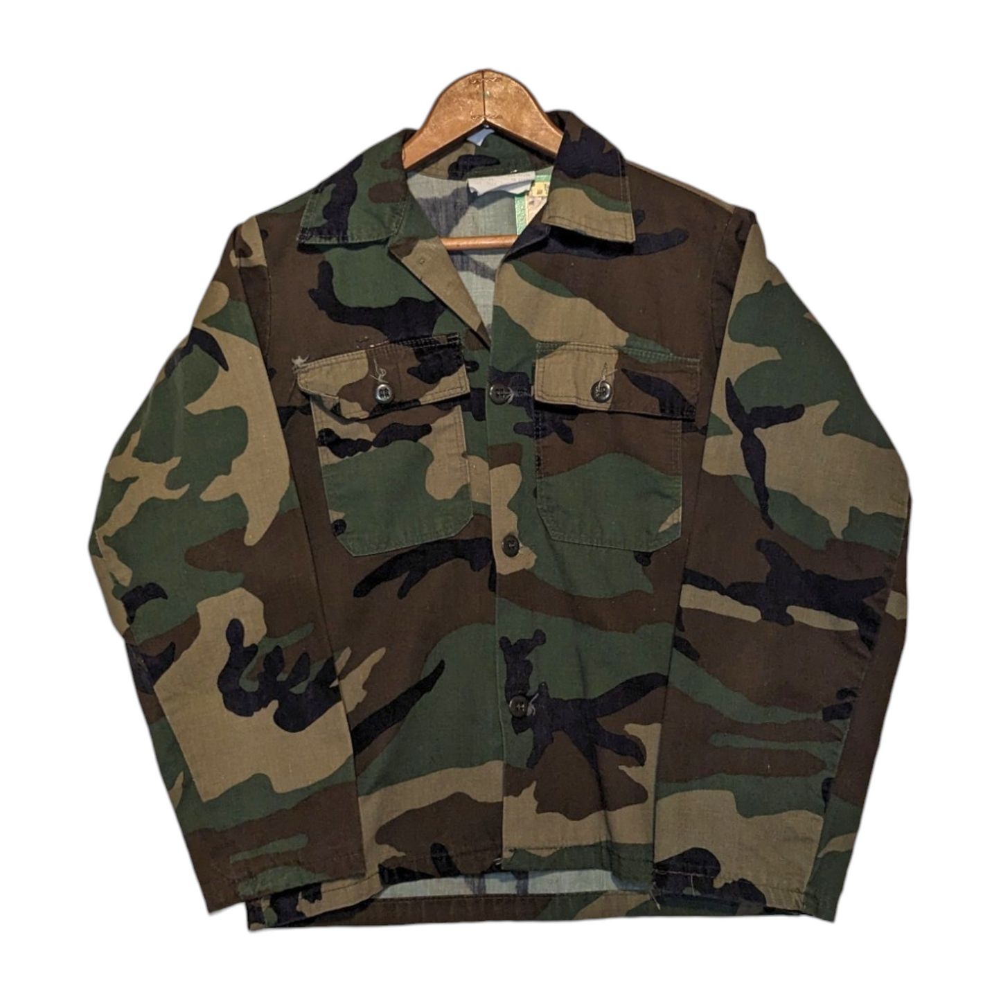 90s Military Camo shirt RN 26271