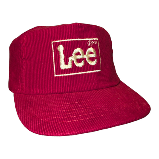 80s Red Lee Corduroy hat