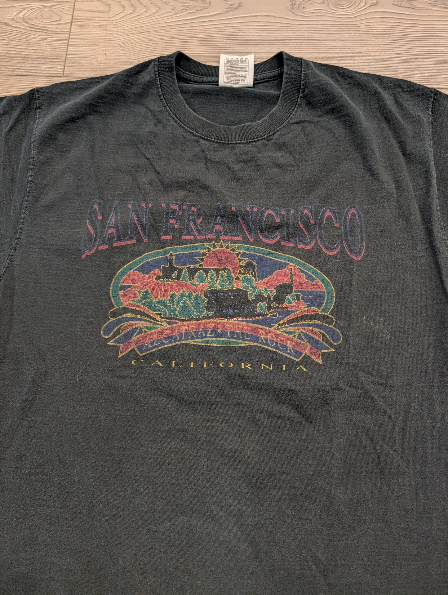 Y2K San Francisco Alcatraz The Rock Short Sleeve T-shirt