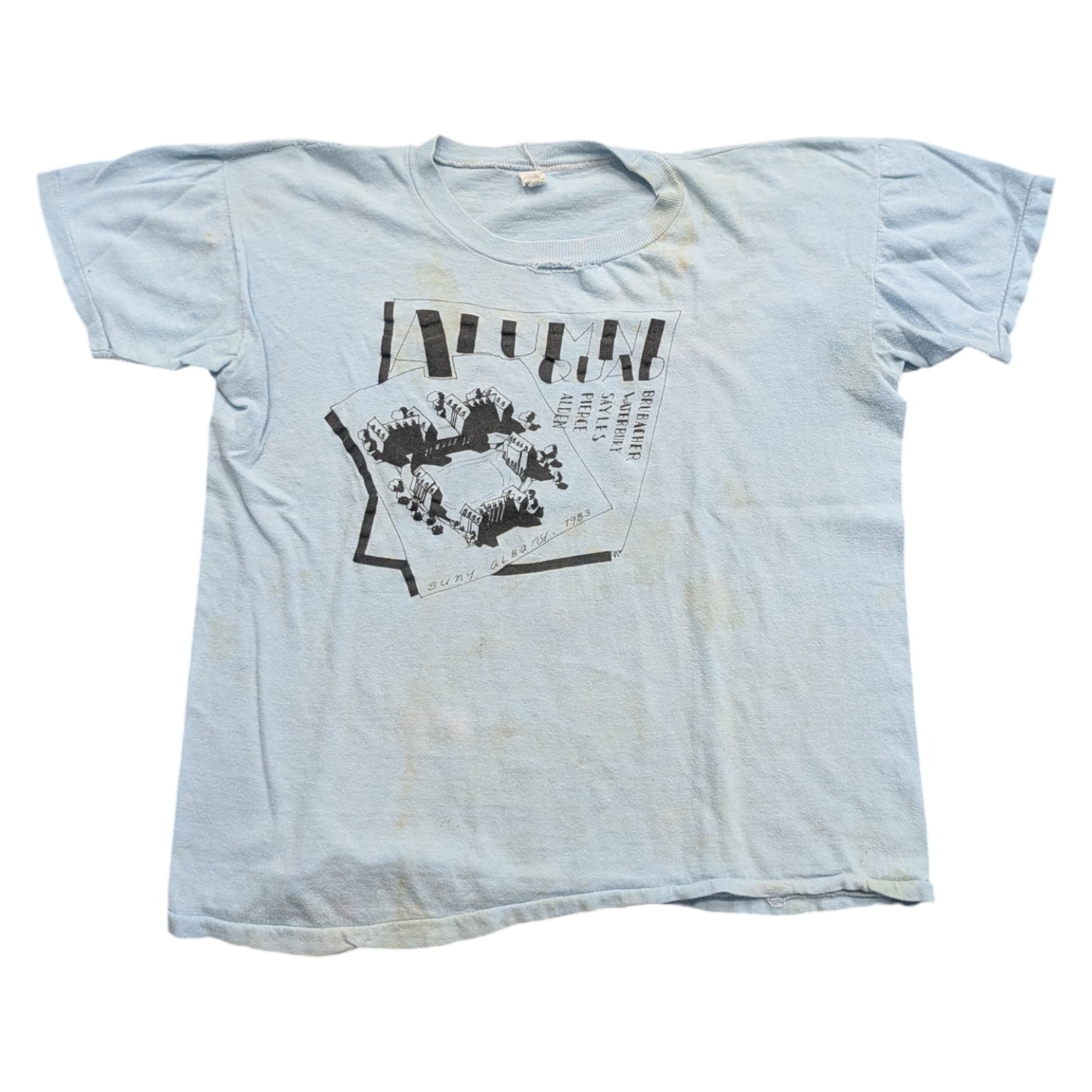 1983 SUNY Albany Alumni Quad Short-Sleeve T-shirt