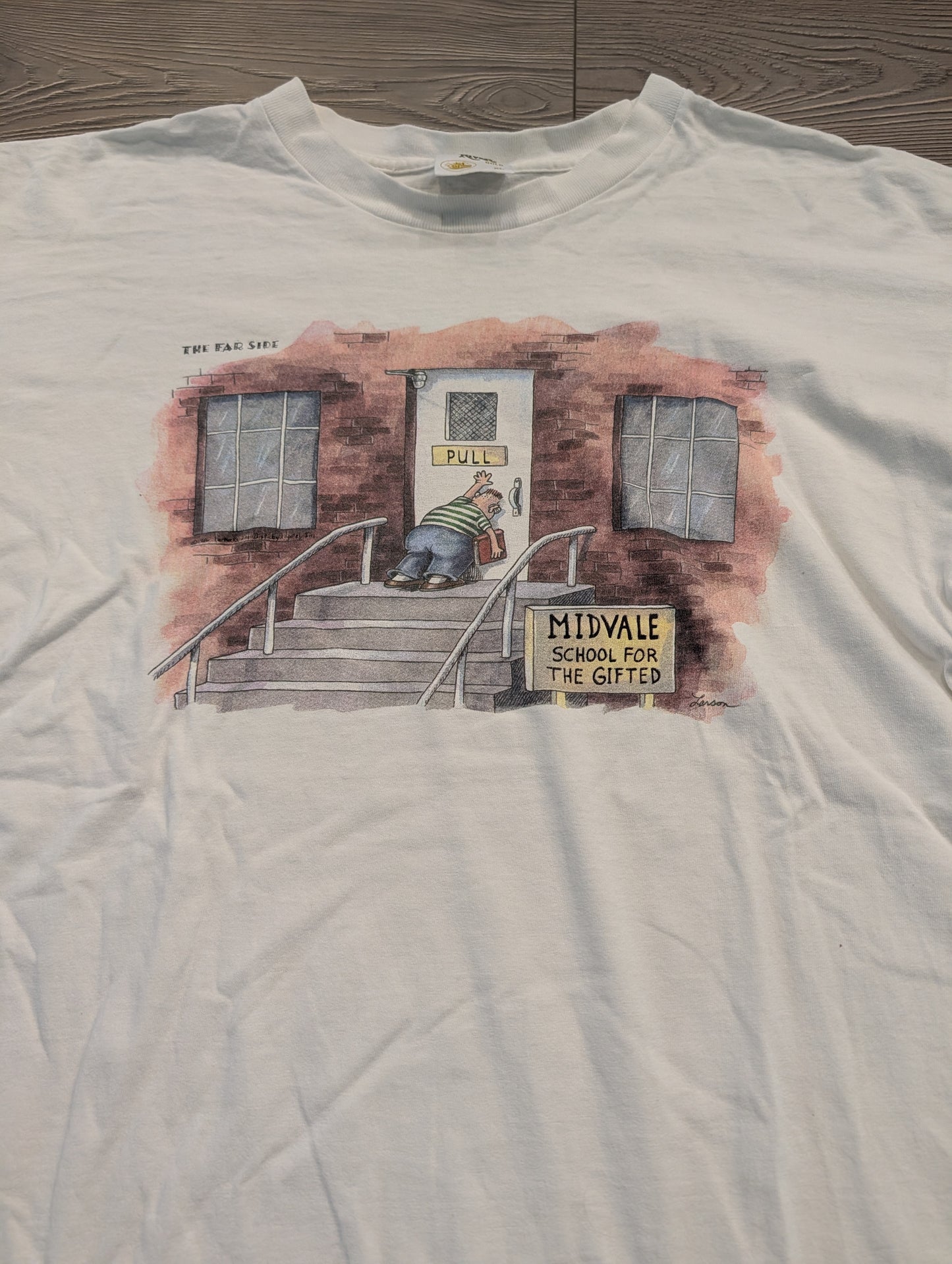 1986 Midvale School for the Gifted The Far Side T shirt