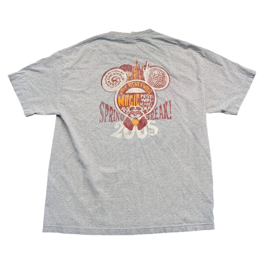 2005 Walt Disney World Magic Festival Spring Break short-sleeved T-shirt
