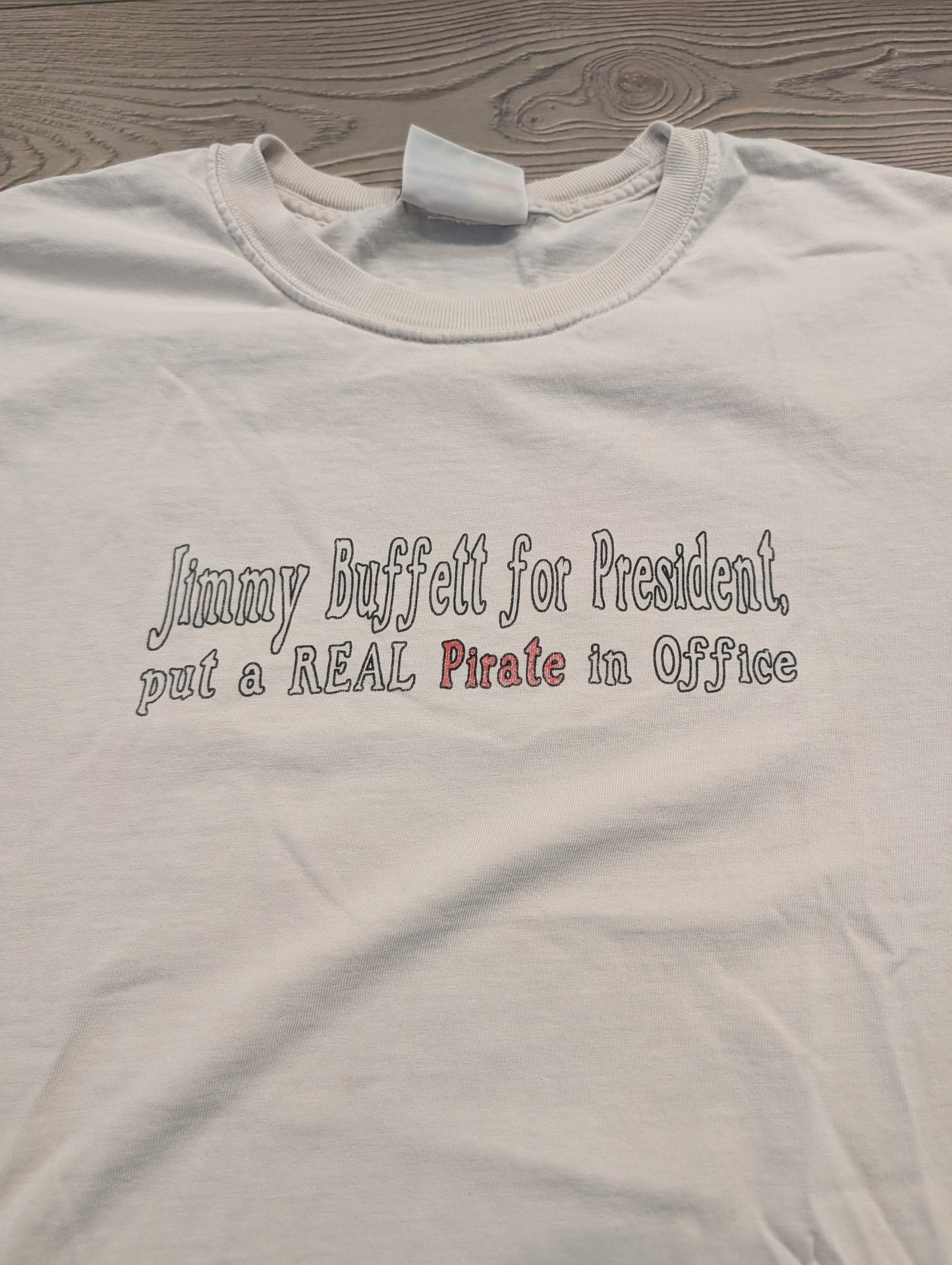 2004 Jimmy Buffett for President T shirt