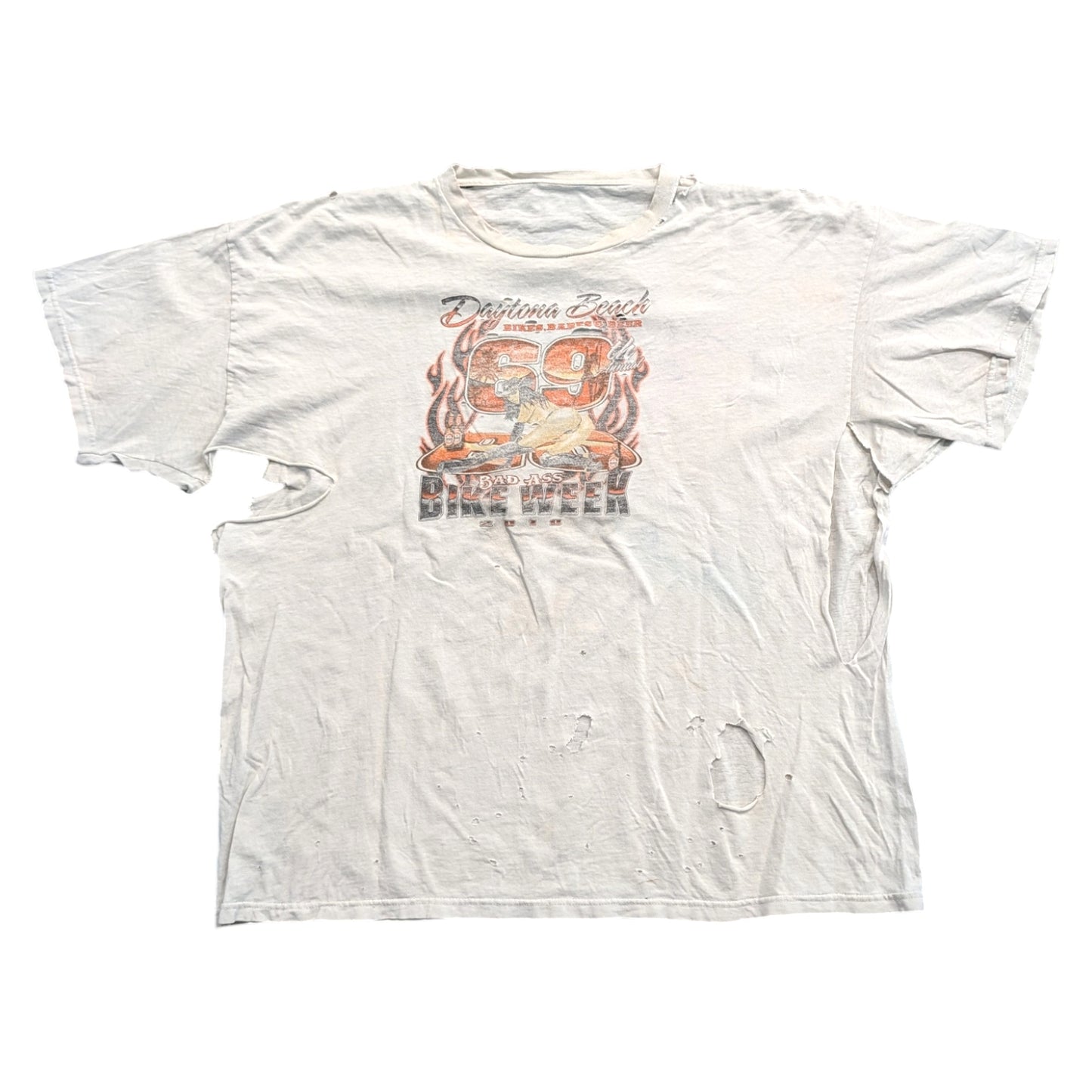 2010 Daytona Beach Badass Bike Week T shirt