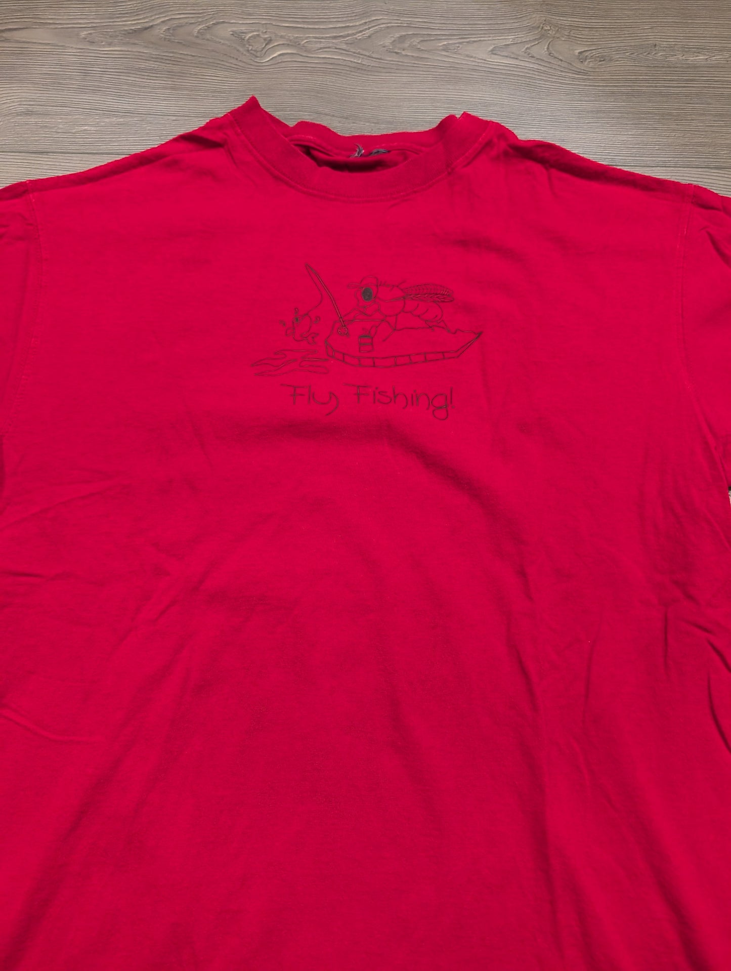 Y2K Fly Fishing Humor T shirt