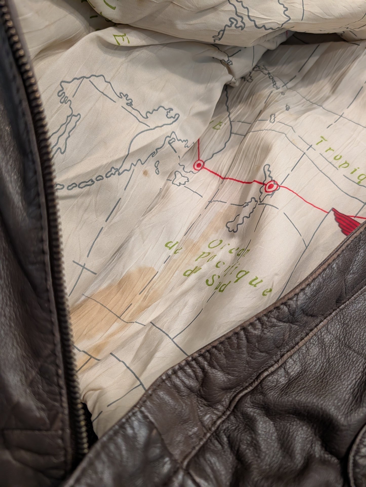 80s Aeropostale Flight Bomber Jacket
