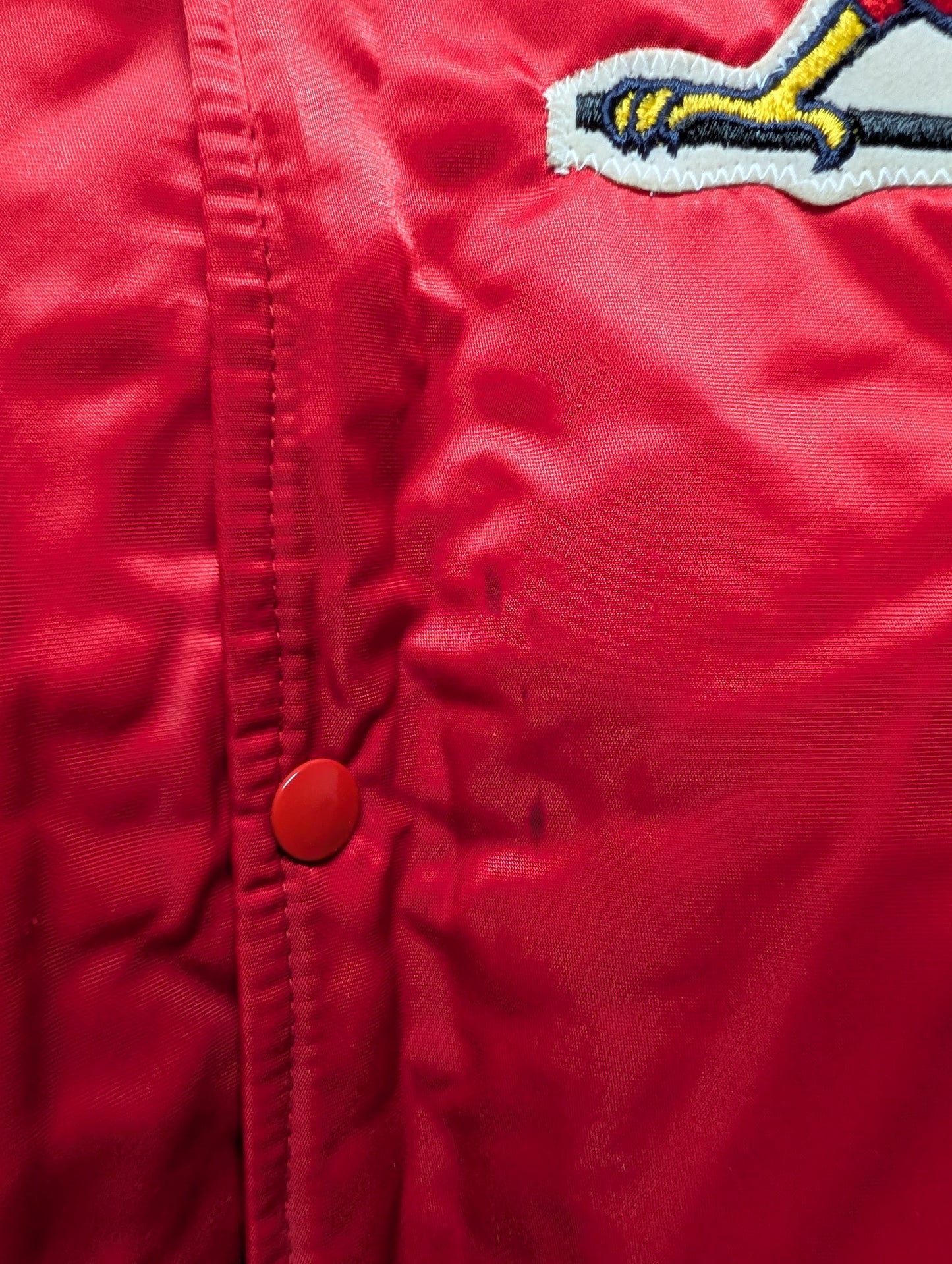 80s St Louis Cardinals MLB Starter Satin Bomber Jacket