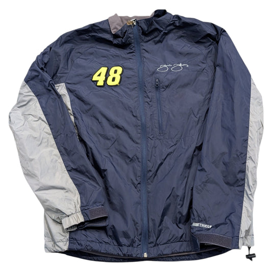Y2K #48 Lowe's NASCAR Jimmie Johnson Full Zip Windbreaker