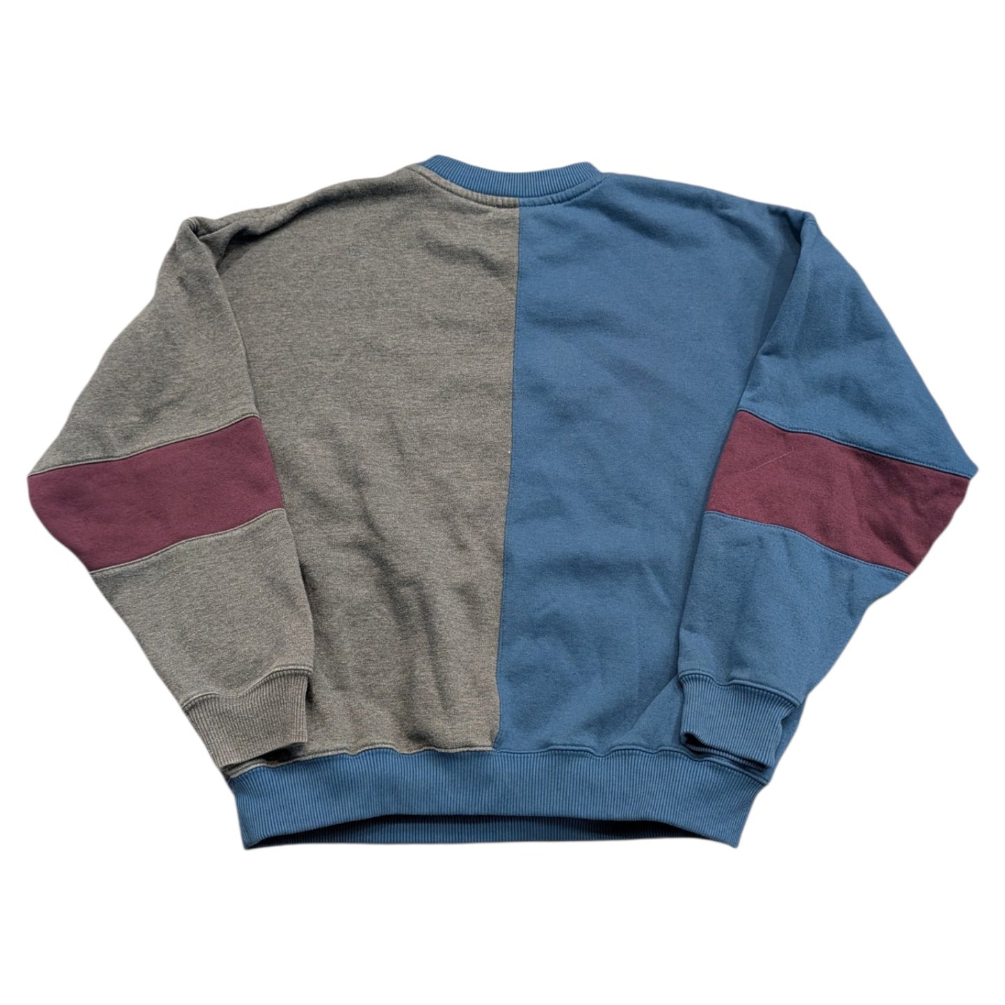80s/90s Double Collar Color Block Sweatshirt