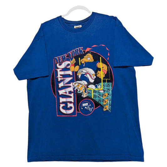 90s NY Giants Cartoon Giant Character t shirt