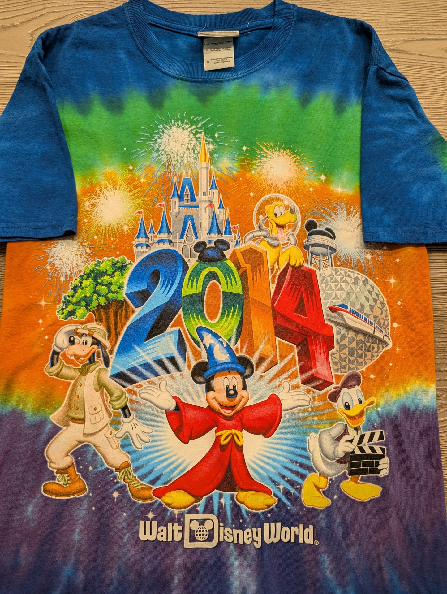 2014 Disney World Tie Dye T shirt