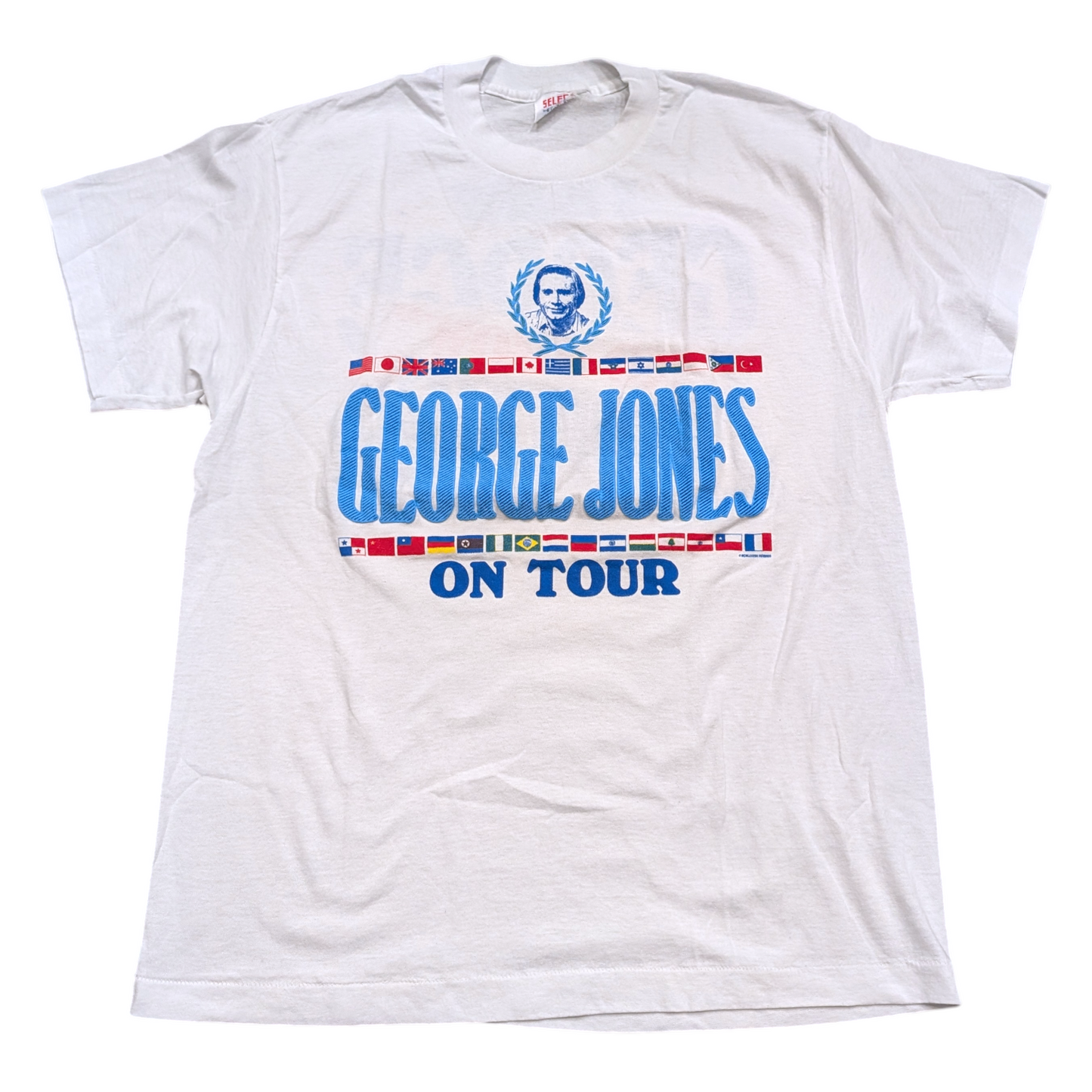1988 George Jones on Tour T shirt