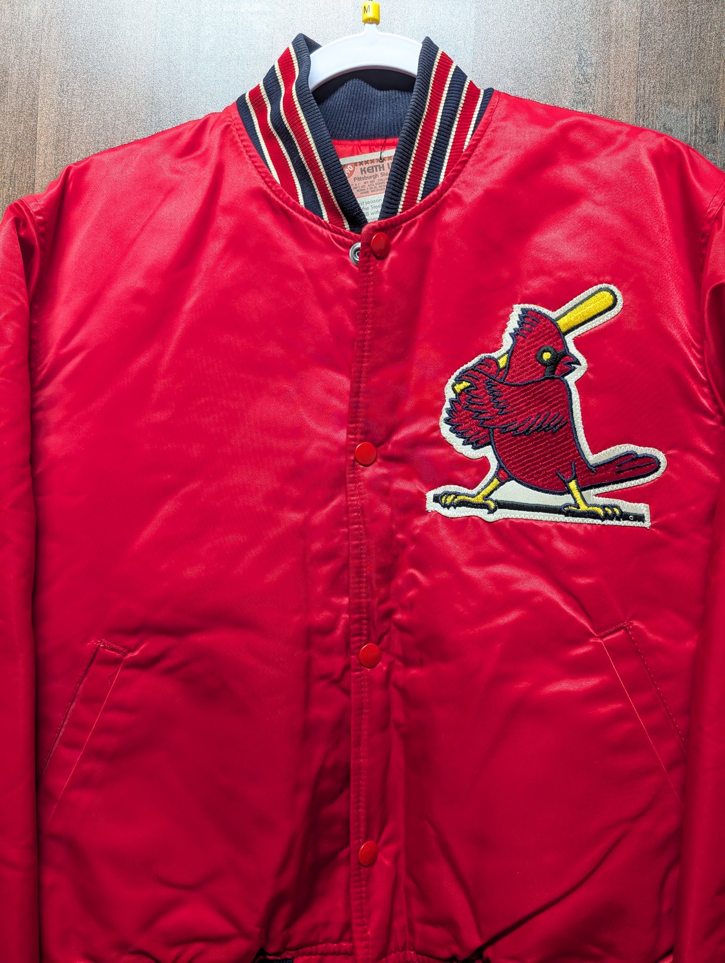 80s St Louis Cardinals MLB Starter Satin Bomber Jacket